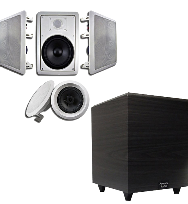Acoustic Audio Ht 65 In Wall_Ceiling 5.1 Home Theater