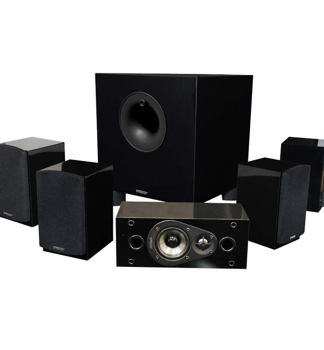 Energy 5.1 Take Classic Home Theater System Set Of Six Black