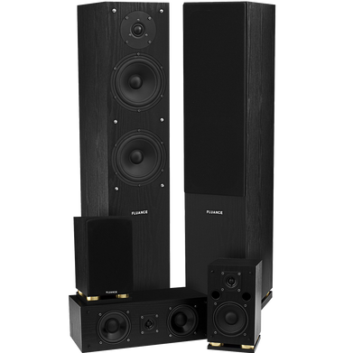 Fluance Sxhtb Bk High Definition Surround Sound Home Theater 5.0