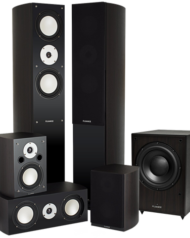 Fluance Xlhtb Dw High Performance 5.1 Speaker Surround Sound Home Theater System