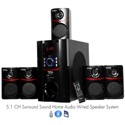 Frisby Fs 5010bt 5.1 Surround Sound Home Theater Speakers System With Bluetooth