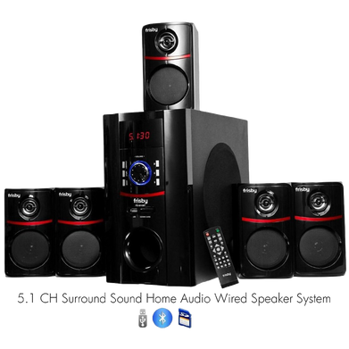 Frisby Fs 5010bt 5.1 Surround Sound Home Theater Speakers System With Bluetooth