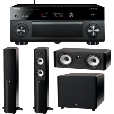 Yamaha Rx A2040bl 9.2 Channel Wi Fi Network Aventage Home Theater Receiver Plus A Boston Acoustics A Series 3.1